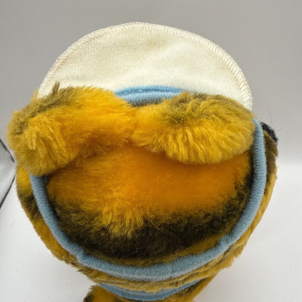 Vintage 1980s Dakin Garfield Golf Plush Blue Shirt Visor Stuffed Cat - Picture 7 of 9